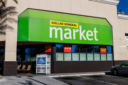 Las Vegas - Circa June 2019: Dollar General Market Location. Dollar General Market offers fresh...
