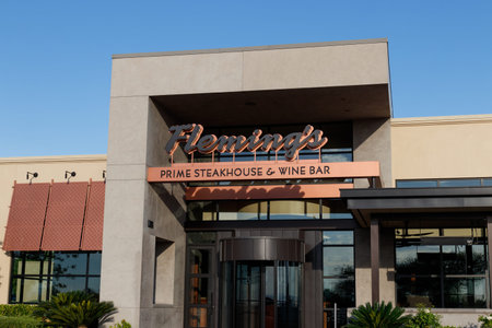 Las Vegas - Circa June 2019: Fleming's Prime Steakhouse and Wine Bar. Fleming's is a steakhouse...