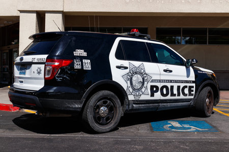 Las Vegas - Circa June 2019: Las Vegas Metropolitan Police Department SUV. LVMPD has jurisdiction in Clark County IIのeditorial素材