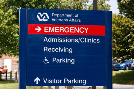 Louisville - Circa July 2019: Veterans Affairs signage and logo. The VA provides healthcare services to military veterans VIIIのeditorial素材