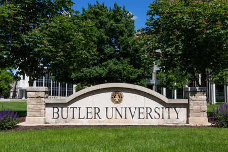 Indianapolis - Circa May 2020: Butler University campus. Butler University is a private Liberal Arts college and was established in 1855.のeditorial素材