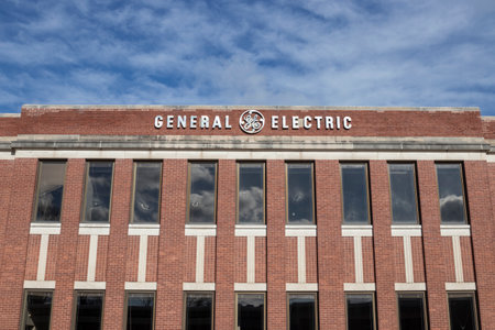 Ft. Wayne - Circa November 2020: General Electric Lighting Factory. Financial troubles have forced GE to seek buyers for several divisions, including lighting and healthcare.のeditorial素材