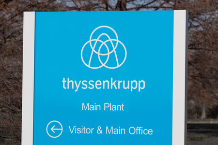 Hamilton - Circa November 2020: ThyssenKrupp Bilstein North American headquarters. ThyssenKrupp...