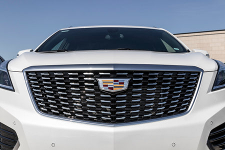 Fishers - Circa March 2021: Cadillac XTS display. Cadillac is the luxury division of General Motors.のeditorial素材