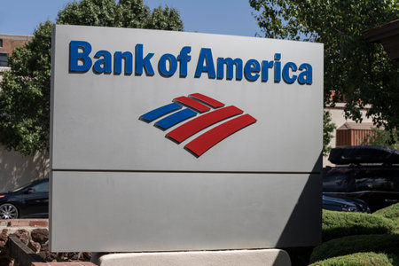 Prescott - Circa September 2021: Bank of America Bank and Loan Branch. Bank of America is also known as BofA or BAC.のeditorial素材