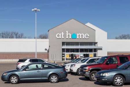 Beavercreek - Circa November 2021: At Home retail store. At Home offers home and seasonal decor and other home improvement items.のeditorial素材