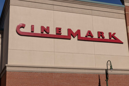 Beavercreek - Circa November 2021: CineMark movie theater. CineMark is having to adjust to the new normal of streaming media.のeditorial素材