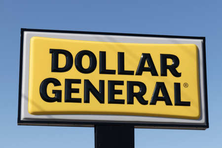 Florence - Circa February 2022: Dollar General Retail Location. Dollar General is a small box discount retailer.のeditorial素材