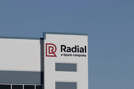 Brownsburg - Circa March 2022: Radial fulfillment center, helping retailers meet their eCommerce...
