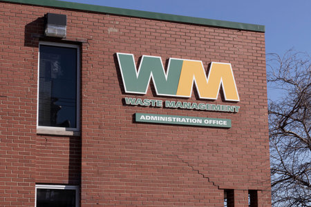 Chicago - Circa March 2022: Waste Management Administration Office. WM is a waste and trash...