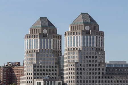 Cincinnati - Circa May 2023: Procter & Gamble headquarters and towers. Procter & Gamble makes popular consumer brands such as Tide, Pampers and Charmin.のeditorial素材