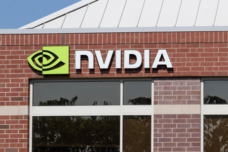 Champaign - Circa June 2023: Nvidia research location. Nvidia is a graphics processing unit (GPU)...