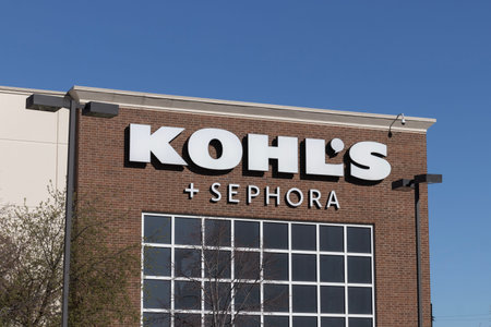 Chicago - April 6, 2024: Kohl's chain department store. Kohl's has partnered with cosmetics giant...