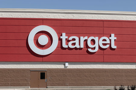 Indianapolis - April 13, 2024: Target department store. Target is a retail chain offering home...