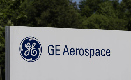 Beavercreek - May 31, 2024: GE Aerospace jet engine component manufacturing location. GE Aerospace...