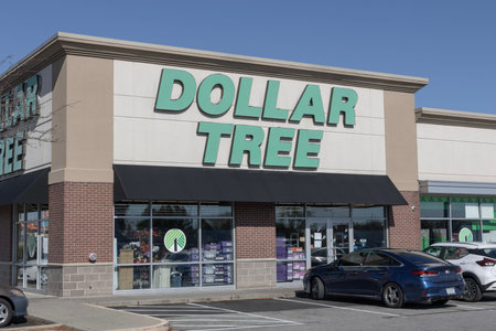 Indianapolis - October 26, 2024: Dollar Tree Discount Store. Dollar Tree offers an eclectic mix of...