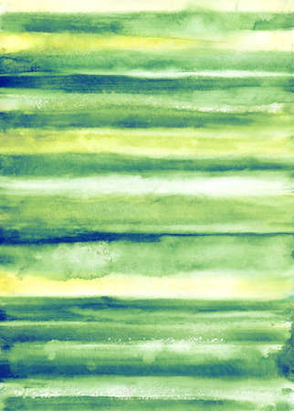 Bright striped watercolor background in spring colorsの写真素材
