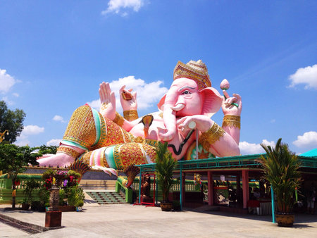 The Biggest Lord Ganesh in Thailand, Nakornnayokの素材