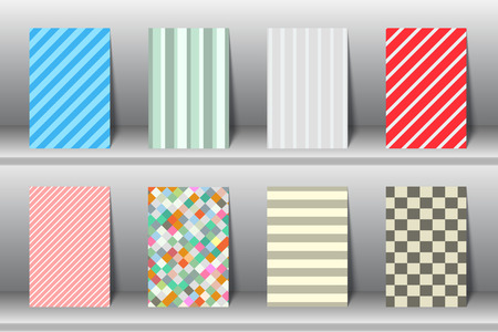 set of graphic patterns card collectionのイラスト素材