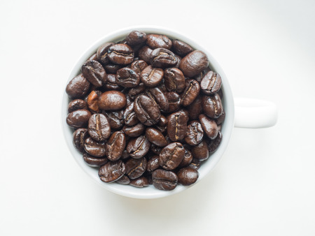 roasted coffee beansの写真素材