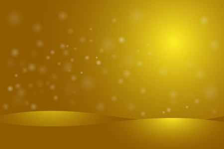 Shiny golden background with bokeh lightのイラスト素材