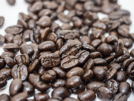 roasted coffee beansの写真素材