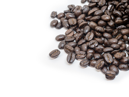 roasted coffee beansの写真素材