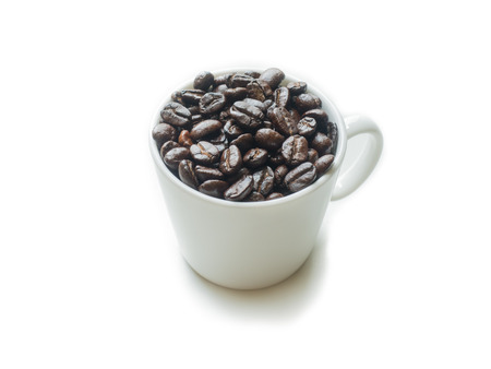 roasted coffee beansの写真素材