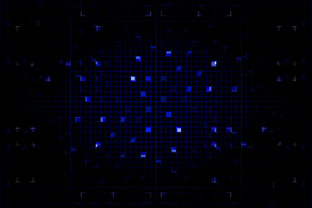 abstract dark blue technology backgroundのイラスト素材