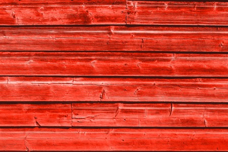 Wooden background of red shabby vintage boards. old wood wall of horizontal boards.の写真素材