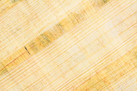 Authentic Egyptian papyrus paper diagonal background and texture No. 39. Macro close-up.の写真素材