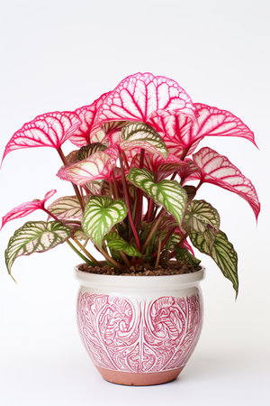 Caladium bicolor (Queen of the Leafy Plants)の素材