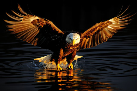 Bald Eagle (Haliaeetus leucocephalus)の素材