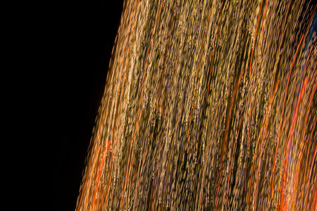 colorful  line of light.