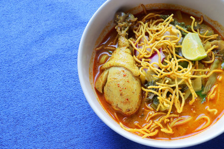 Khao Soi Recipe, Curried Noodle Soup with Chicken