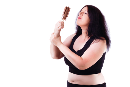 Food addiction, diet, overweight, healthcare, weight loosingの写真素材