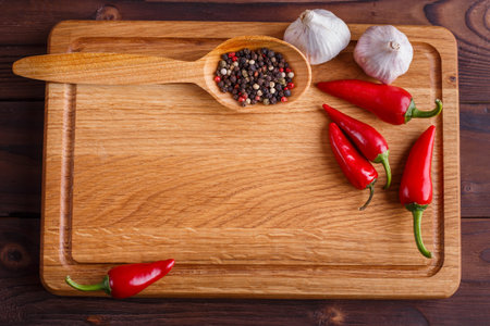 Kitchen background, cooking concept, free space for advertisemen