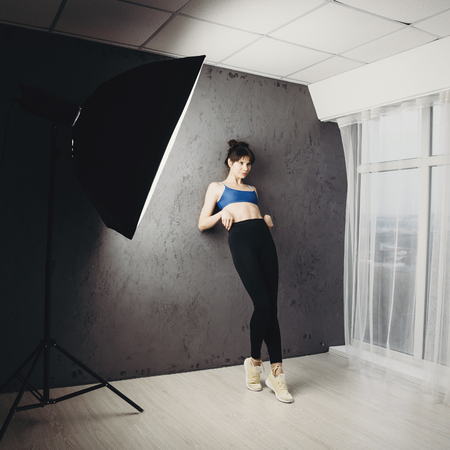 sportswear advertisement photo shootの写真素材