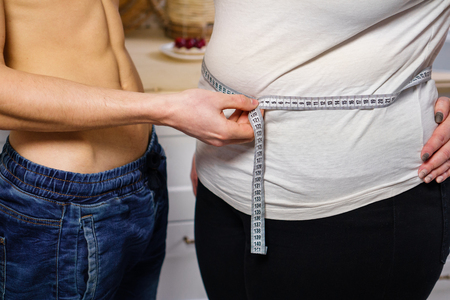 Weight loss, personal trainer, motivation, fitnessの写真素材