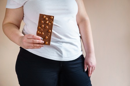 Diabetes and obesity prevention, healthy lifestyle, diet.の写真素材