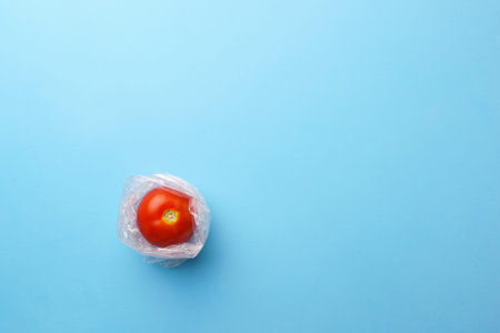 Recycling concept. Fresh food in plastic package