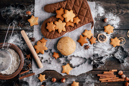 Family home bakery, Christmas gingerbread cookies