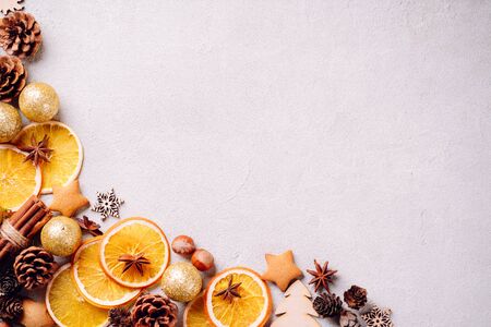 Christmas holidays, New Year greeting card mockupの写真素材