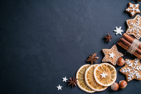 Christmas and New Year greeting card mockup