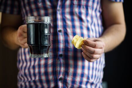 weight loss, unhealthy eating, alcohol addictionの写真素材