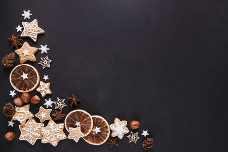 Christmas and New Year greeting card mockup