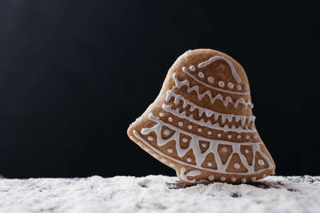 Christmas traditional sweets, gingerbread cookieの写真素材