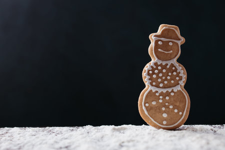 Christmas traditional sweets, gingerbread cookie