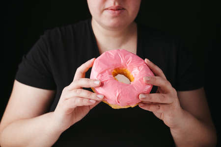 Micro plastic pollution of food global problemの写真素材