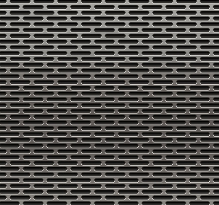 Vector illutration of metal grille.のイラスト素材